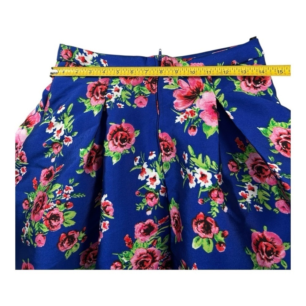 Windsor Floral Pink Blue Elegant Homecoming Skirt with Petticoat Sz 5/6 Women’s - Picture 6 of 11